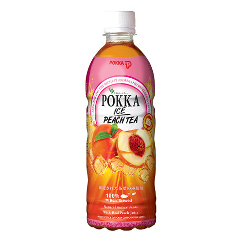Pokka Ice Peach Tea (500ML X 24 BOTTLES)
