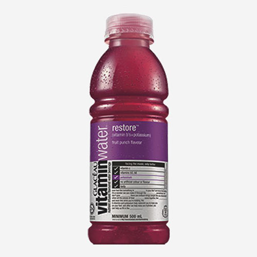 Glaceau Vitaminwater: Restore Fruit Punch (500ML X 12 BOTTLES) – Drinks ...