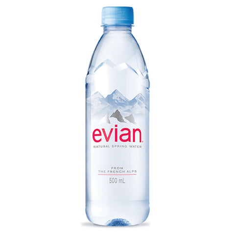 Evian Natural Mineral Water (500ML X 24 BOTTLES)