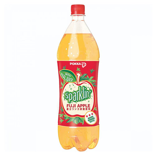 Pokka Fuji Apple Sparkling Juice (1.5L X 12 BOTTLES)