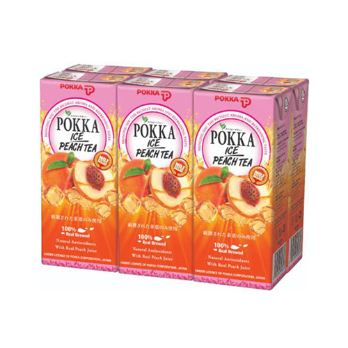 Pokka Ice Peach Tea (250ML X 24 PACKETS)