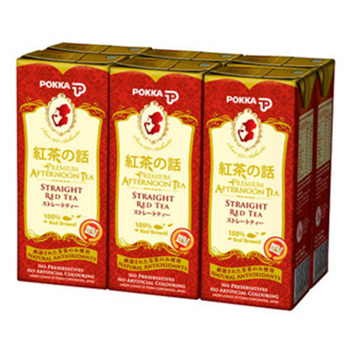 Pokka Straight Red Tea (250ML X 24 PACKETS)